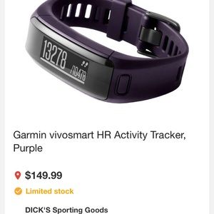 Garmin Vivosmart +HR